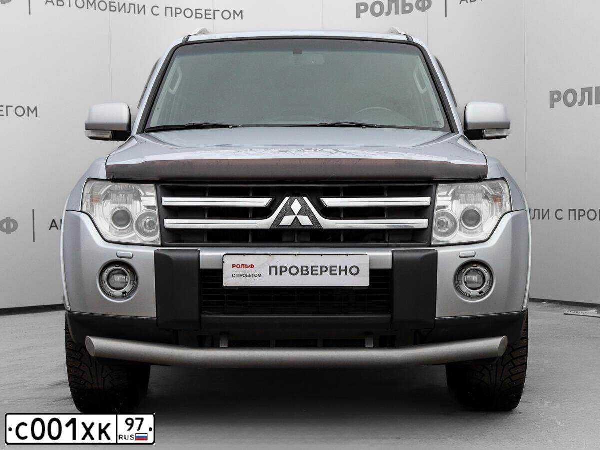 Фото автомобиля MITSUBISHI PAJERO LWB, 2007 — госномер Н577СХ797. Цвет: СЕРЕБРИСТЫЙ