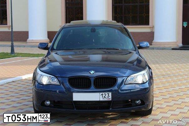 Фото автомобиля БМВ 530I, 2003 — госномер К401МА07. Цвет: СЕРЫЙ