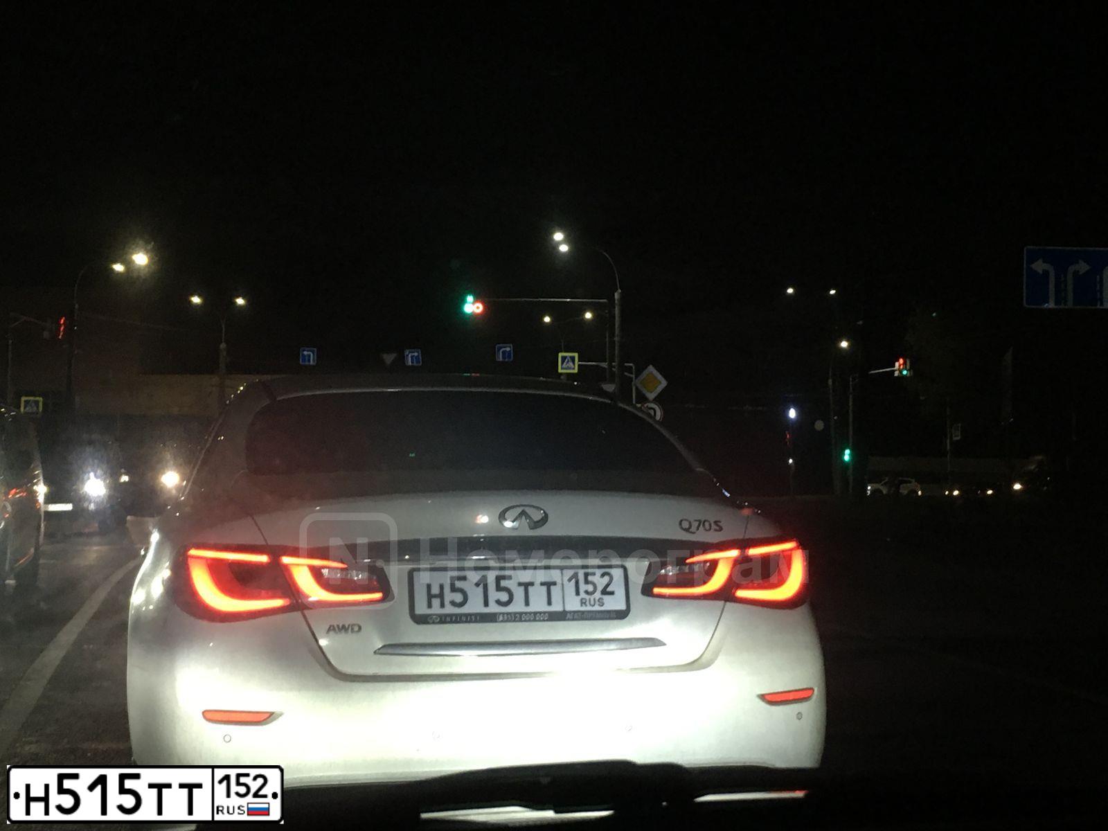Фото автомобиля INFINITI Q70, 2015 — госномер Н515ТТ152. Цвет: БЕЛЫЙ