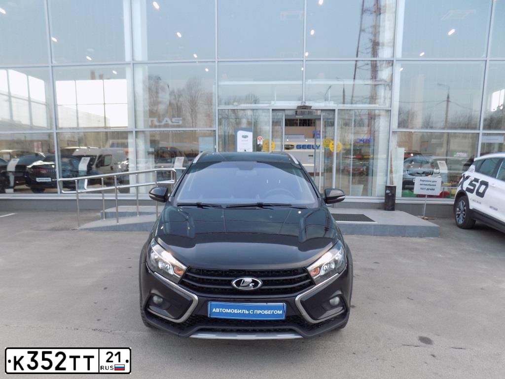 Фото автомобиля LADA VESTA, 2020 — госномер В596СН57. Цвет: ЧЕРНЫЙ