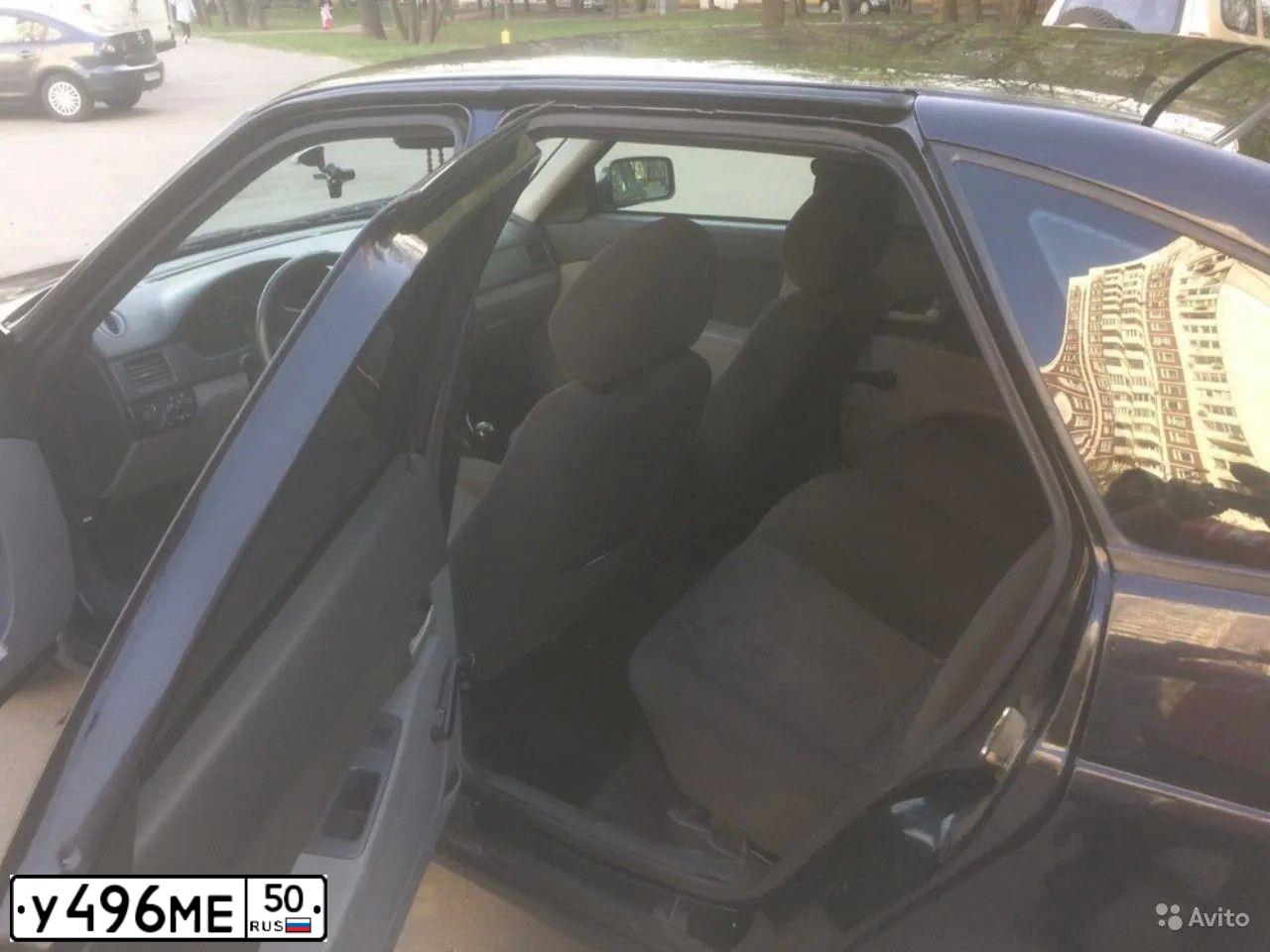 Фото автомобиля LADA 2172 PRIORA, 2009 — госномер В553КО761. Цвет: ЧЕРНЫЙ