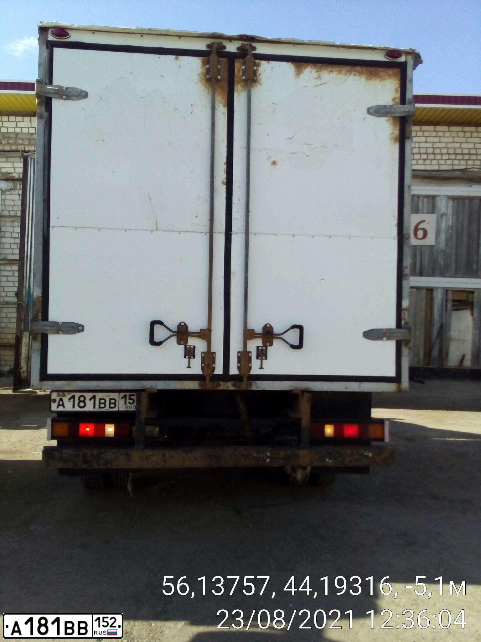 Фото автомобиля GAZ 3302 EL, 2006 — госномер А181ВВ152. Цвет: Белый