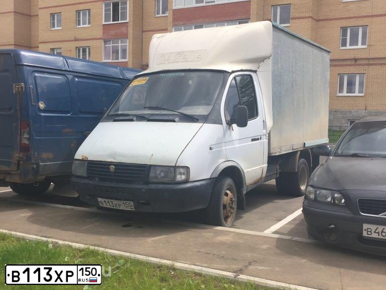 Фото автомобиля GAZ Z 3302 GAZEL, 2003 — госномер В113ХР150. Цвет: СНЕЖНО- БЕЛЫЙ