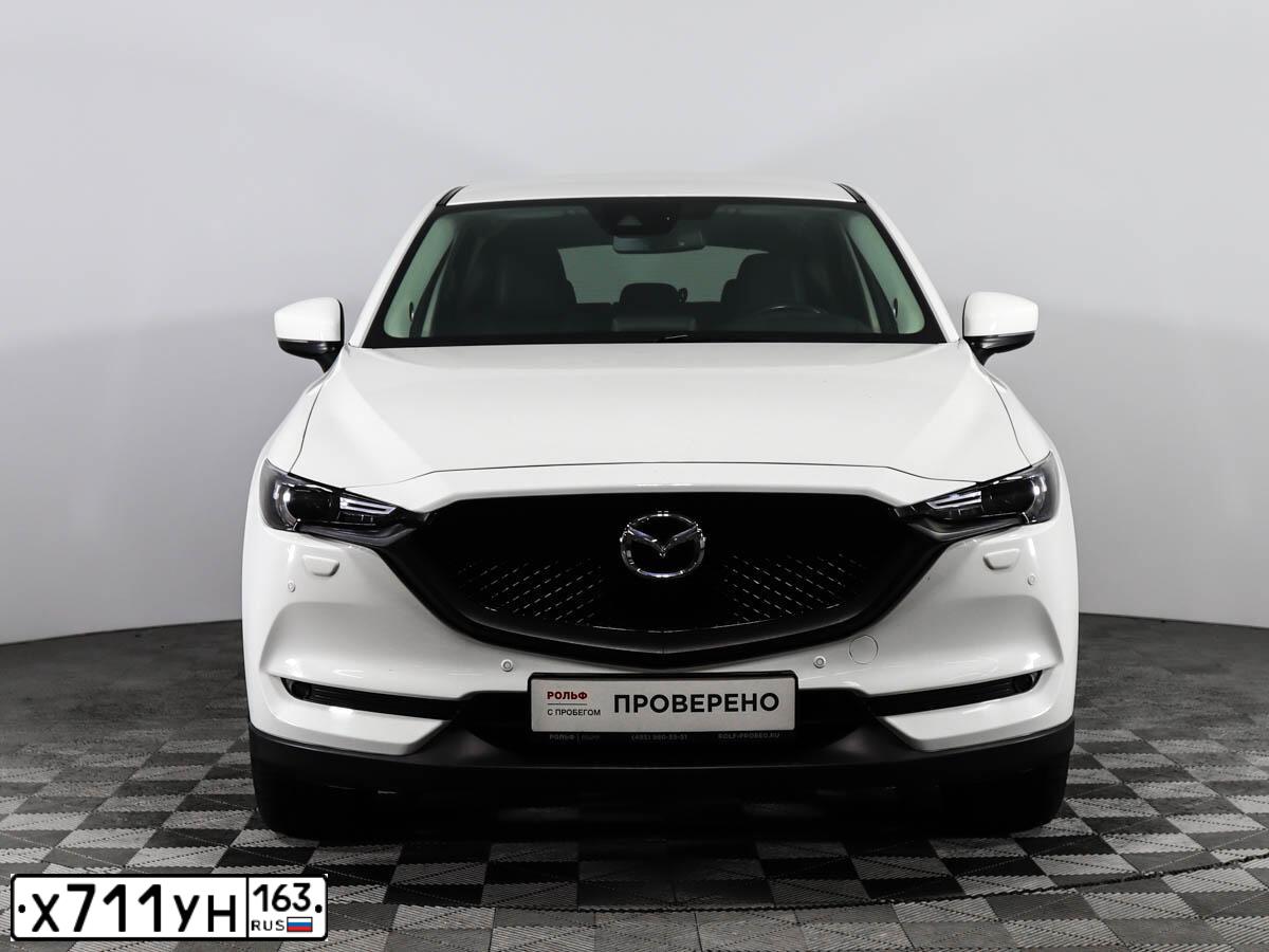 Фото автомобиля MAZDA CX-5, 2017 — госномер К226ОЕ790. Цвет: Белый