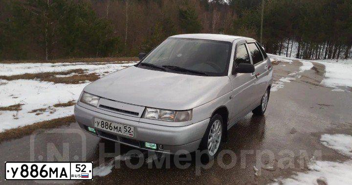Фото автомобиля LADA 2112, 2005 — госномер А594УС252. Цвет: СВЕТЛО-СЕРЫЙ