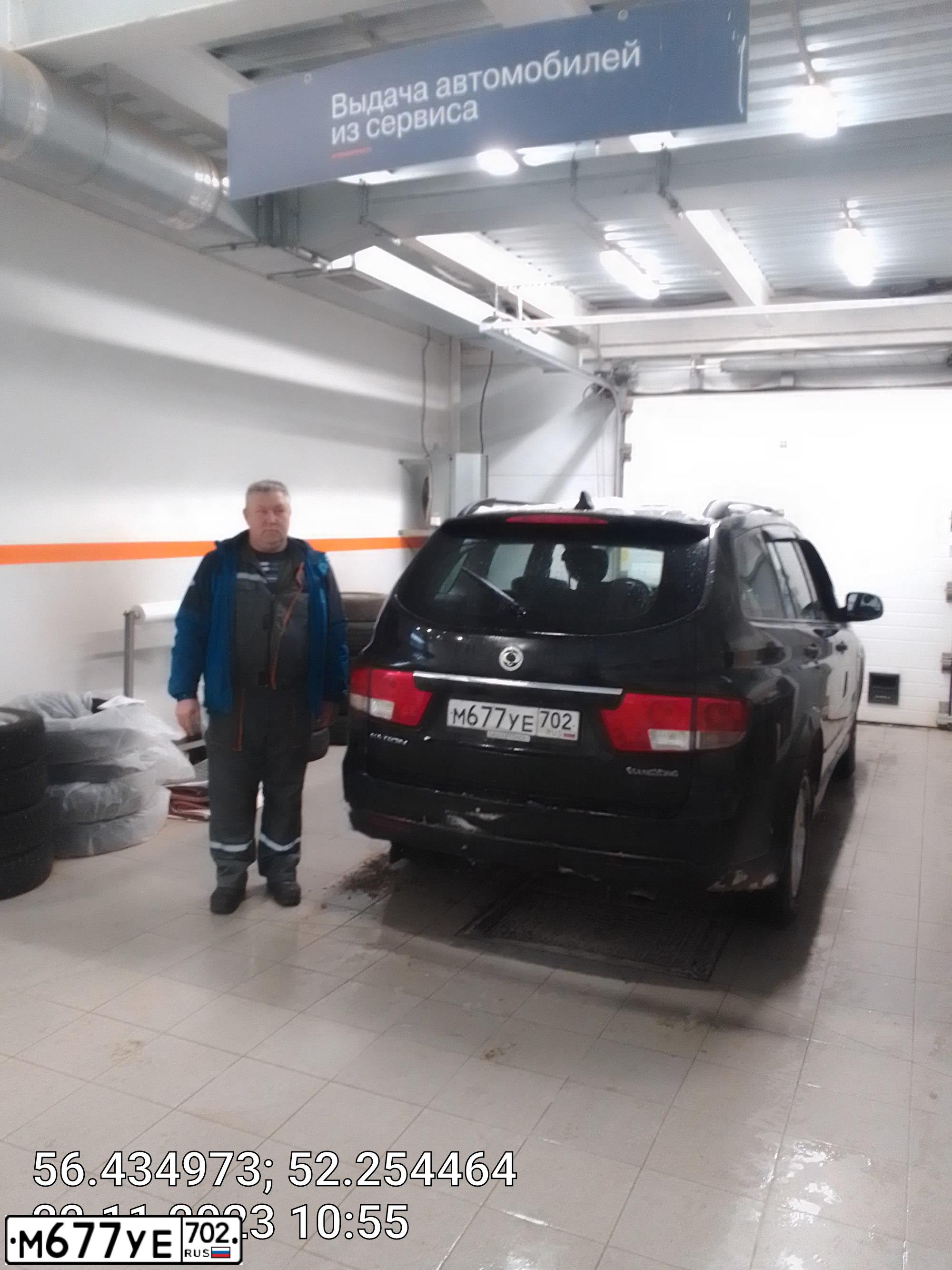 Фото автомобиля SSANGYONG KYRON, 2009 — госномер А727АУ18. Цвет: ЧЕРНЫЙ МЕТАЛЛИК