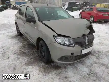 Фото автомобиля HONDA CIVIC, 2008 — госномер В268ХС53. Цвет: Красный