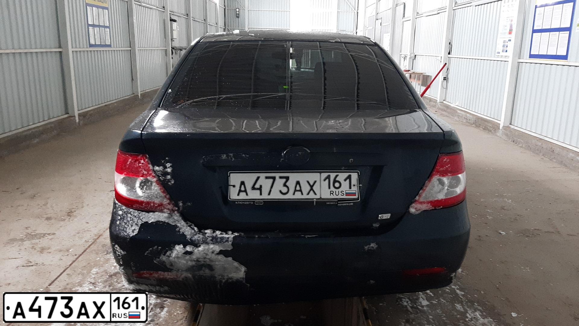 Фото автомобиля BYD F3, 2007 — госномер А473АХ161. Цвет: ЧЕРНЫЙ