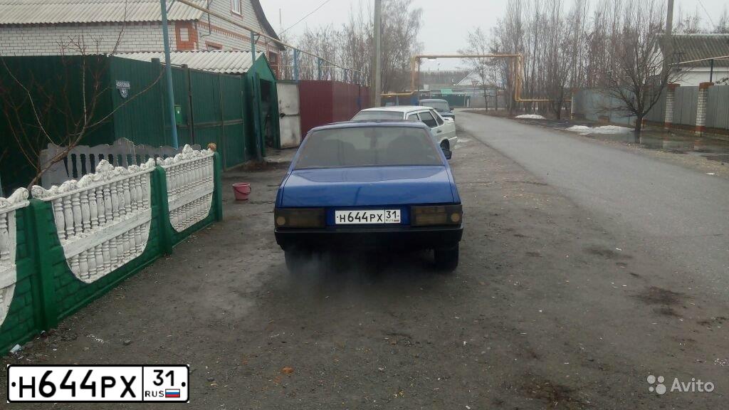 Фото автомобиля LADA 2109 SAMARA, 1998 — госномер Н644РХ31. Цвет: синий