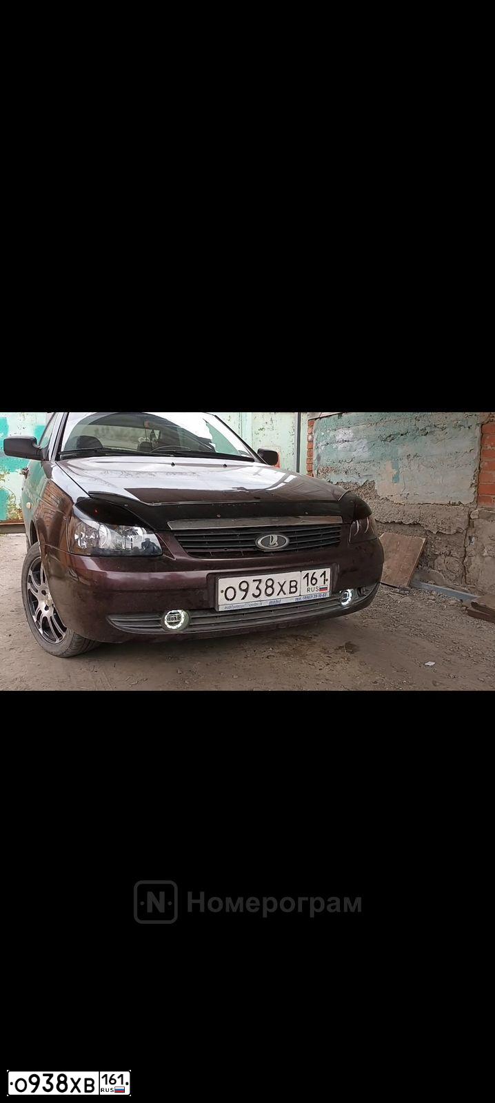 Фото автомобиля LADA 2170 PRIORA, 2008 — госномер В808ВМ180. Цвет: ТЕМНО-ВИШНЕВЫЙ