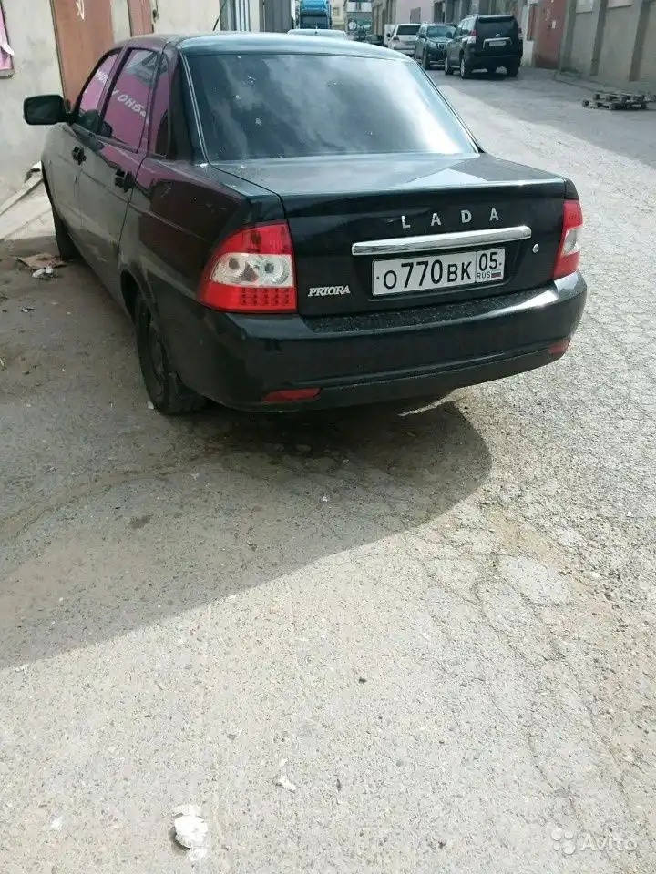 Фото автомобиля LADA PRIORA, 2014 — госномер А676ЕХ105. Цвет: ЧЕРНЫЙ
