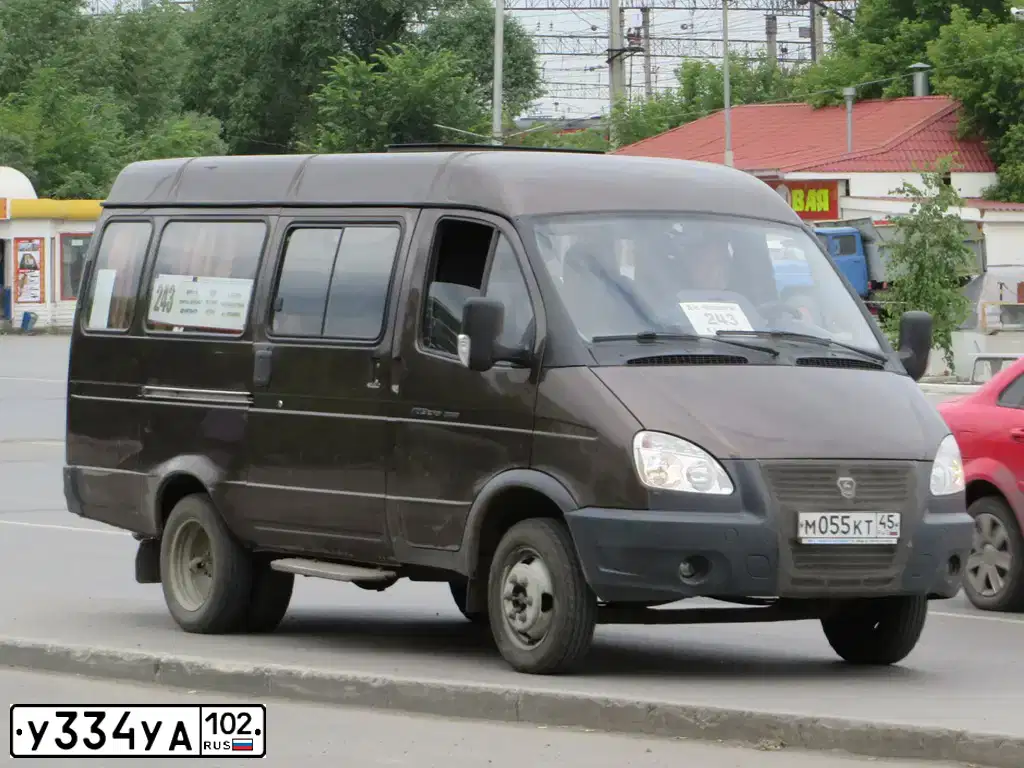 Фото автомобиля GAZ 3221 EL, 2011 — госномер У334УА102. Цвет: ТЕМНО-БЕЖЕВЫЙ