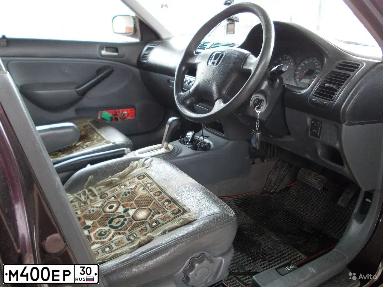 Фото автомобиля HONDA CIVIC, 2001 — госномер К586УР30