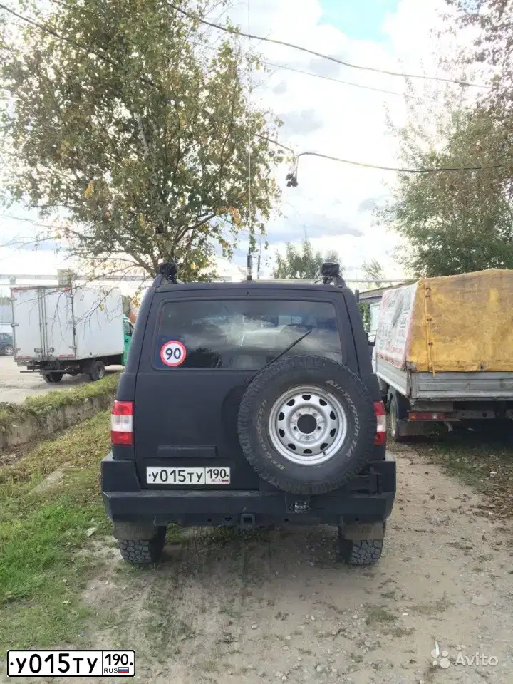Фото автомобиля УАЗ ПАТРИОТ, 2009 — госномер К656МВ122. Цвет: ЧЕРНЫЙ