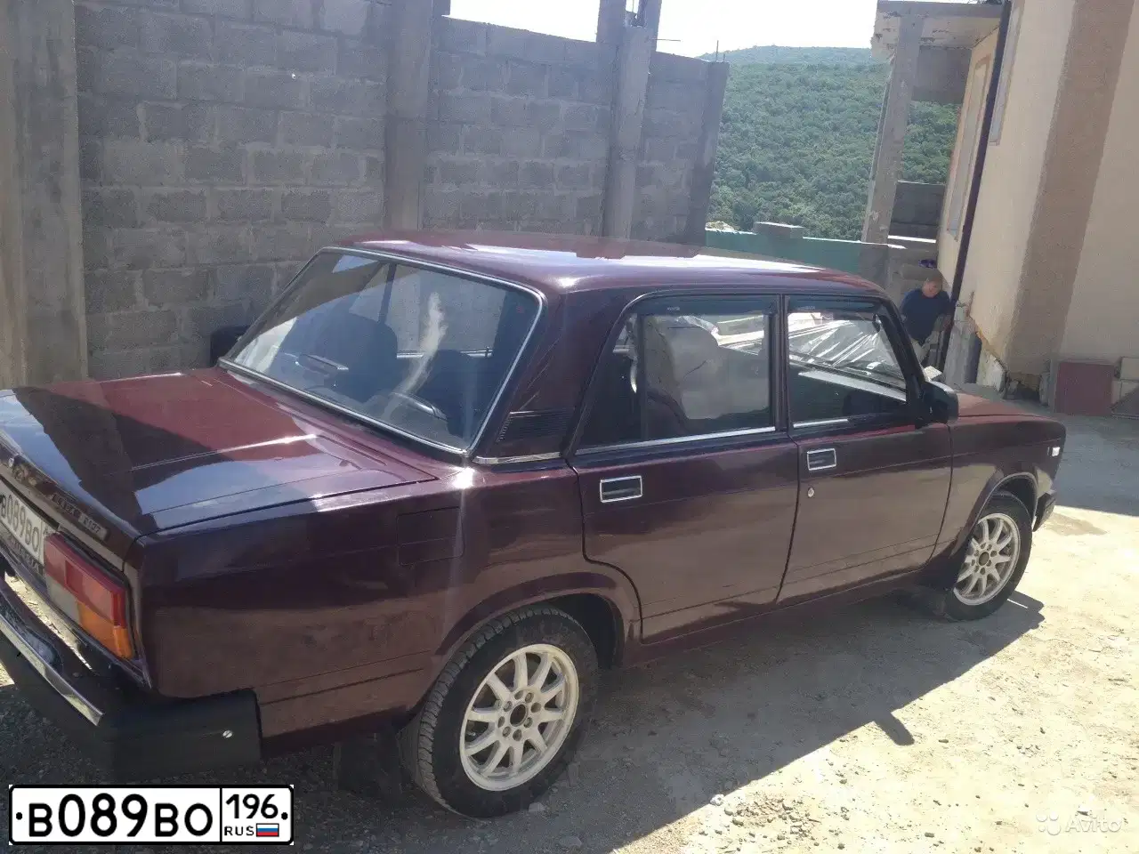 Фото автомобиля LADA 2107, 2008 — госномер С856ЕС193. Цвет: ТЕМНО-ВИШНЕВЫЙ