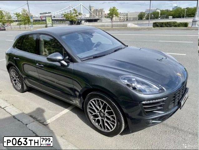 Фото автомобиля PORSCHE MACAN, 2016 — госномер Е890ХА790