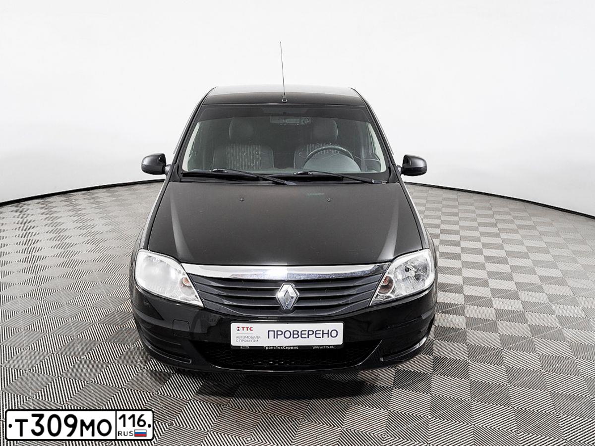 Фото автомобиля RENAULT LOGAN, 2013 — госномер Т309МО116. Цвет: ЧЕРНЫЙ