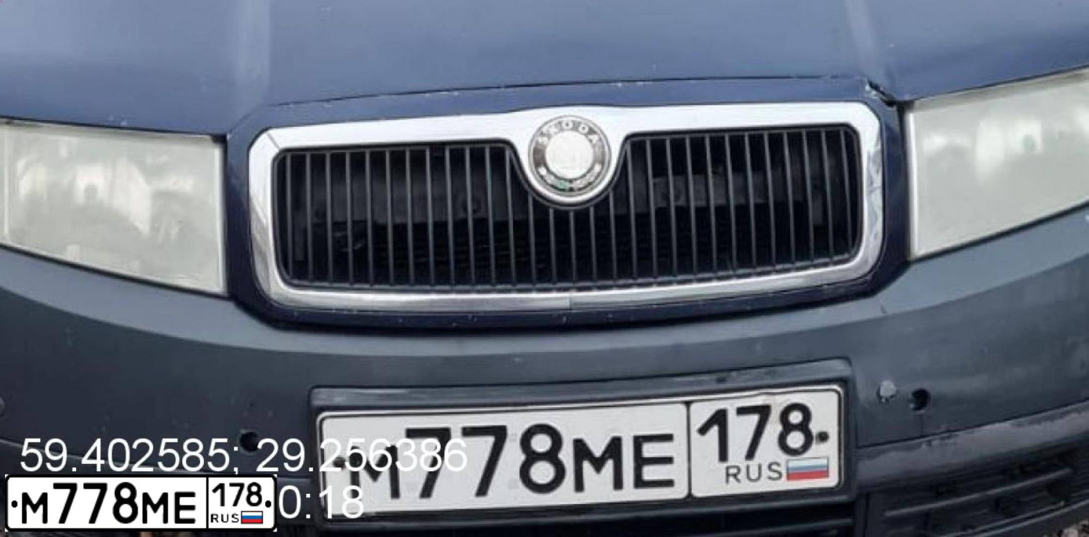 Фото автомобиля LADA 1118 KALINA, 2007 — госномер М778МЕ178. Цвет: БЕЖЕВО-СЕРЫЙ