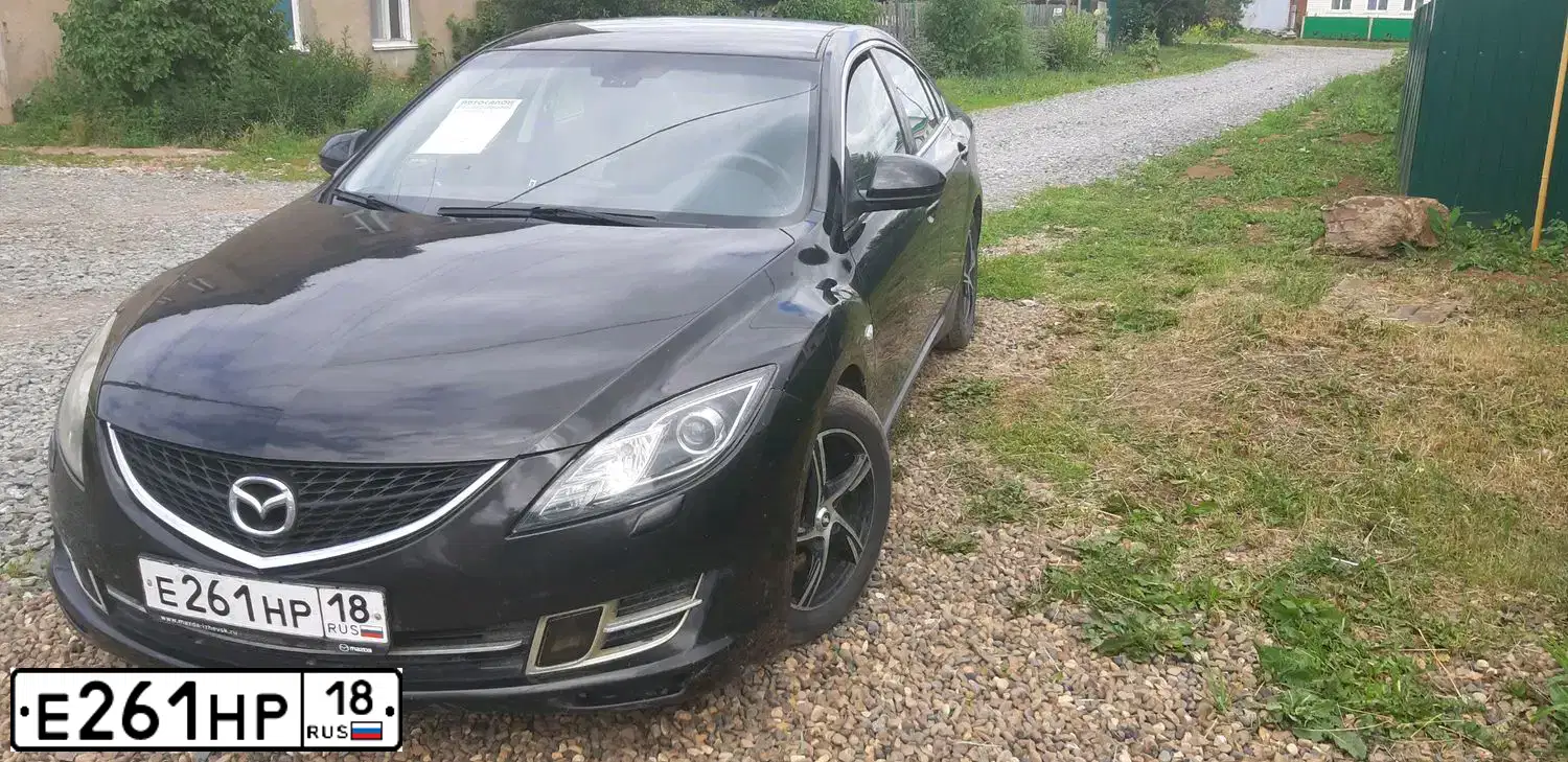 Фото автомобиля MAZDA 6, 2007 — госномер У569МА716. Цвет: ЧЕРНЫЙ
