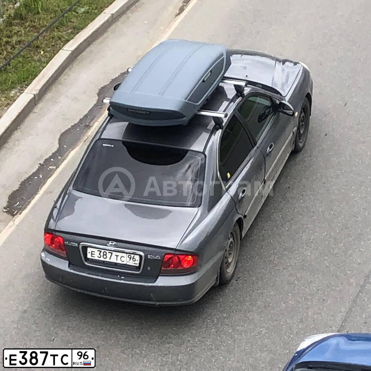 Фото автомобиля TAGAZ SONATA, 2007 — госномер Е387ТС96. Цвет: СЕРЫЙ