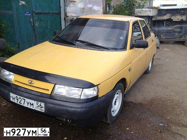 Фото автомобиля LADA 2110, 1998 — госномер В089КН56. Цвет: ЖЕЛТЫЙ