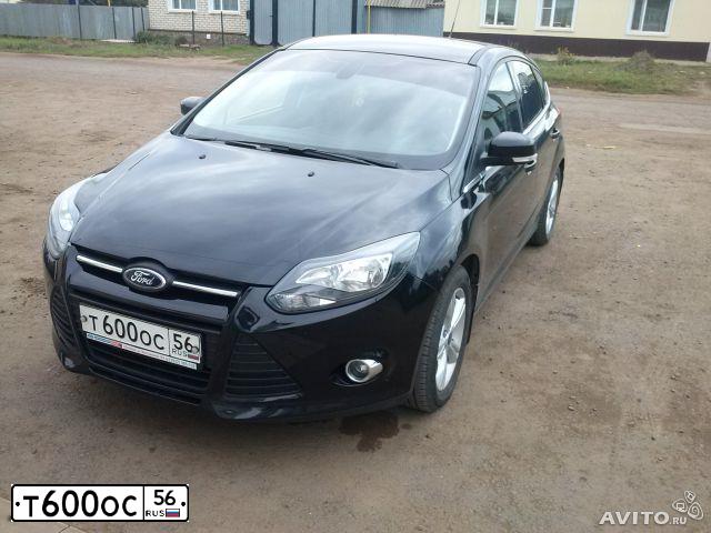 Фото автомобиля FORD FOCUS, 2012 — госномер Т600ОС56. Цвет: ЧЕРНЫЙ