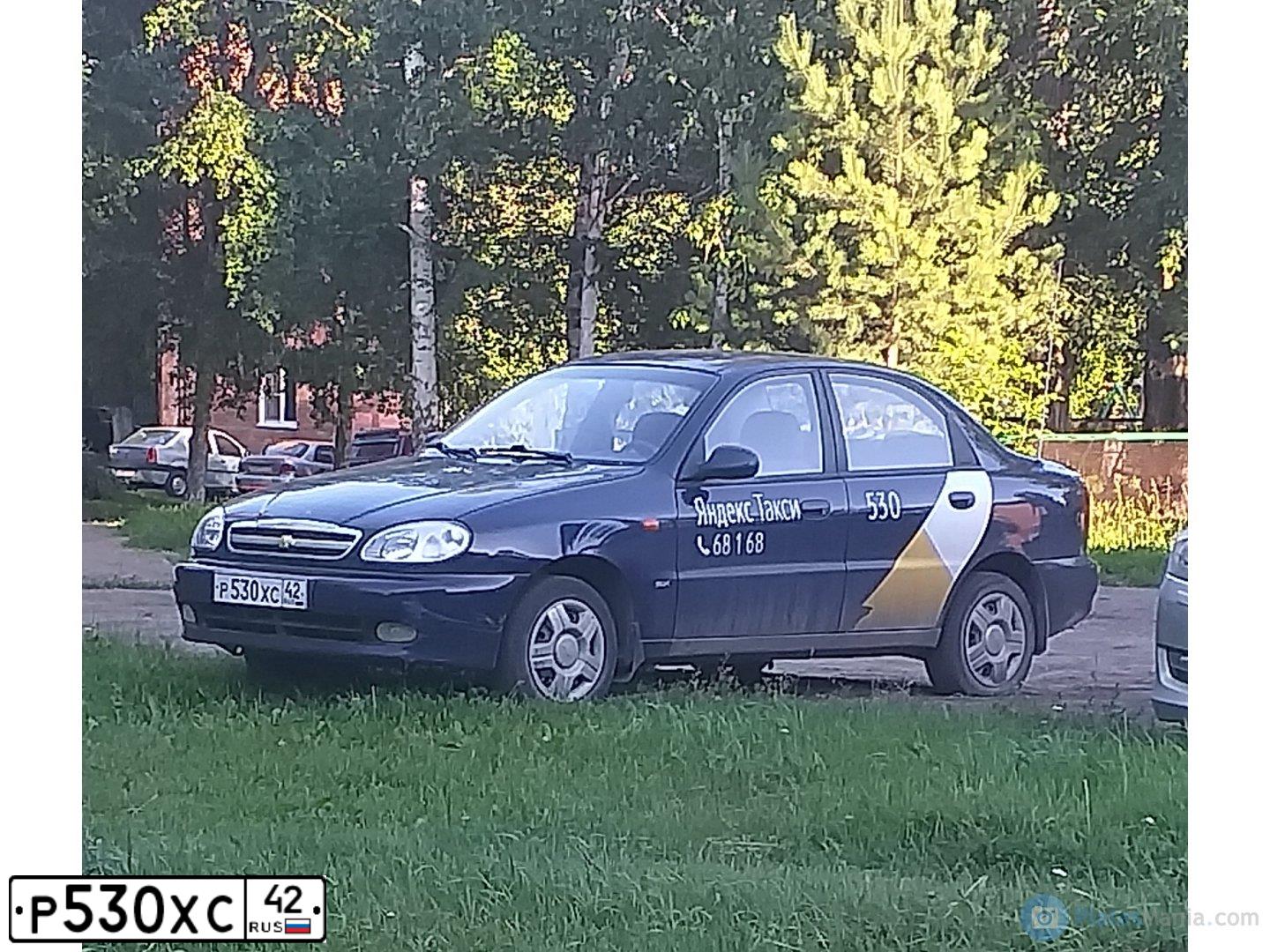 Фото автомобиля ZAZ LANOS, 2008 — госномер Р530ХС42. Цвет: ТЕМНО СИНИЙ