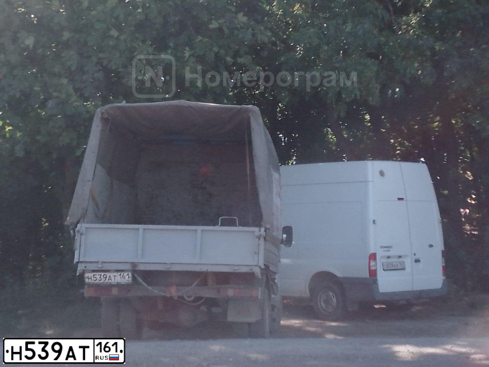 Фото автомобиля GAZ 3302 GAZEL, 2003 — госномер Н539АТ161. Цвет: СНЕЖНО-БЕЛЫЙ