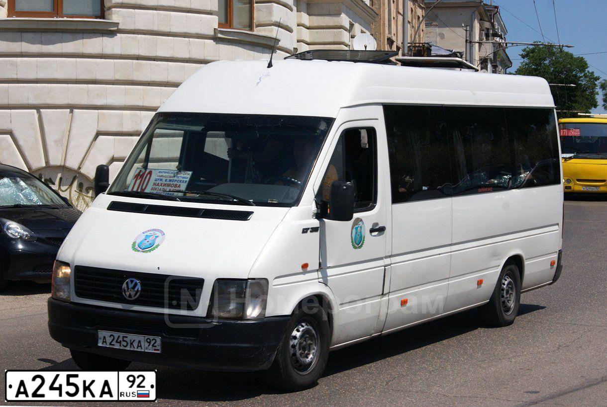 Фото автомобиля VOLKSWAGEN VОLКSWАGЕN LТ 35, 2001 — госномер А245КА92. Цвет: БЕЛЫЙ