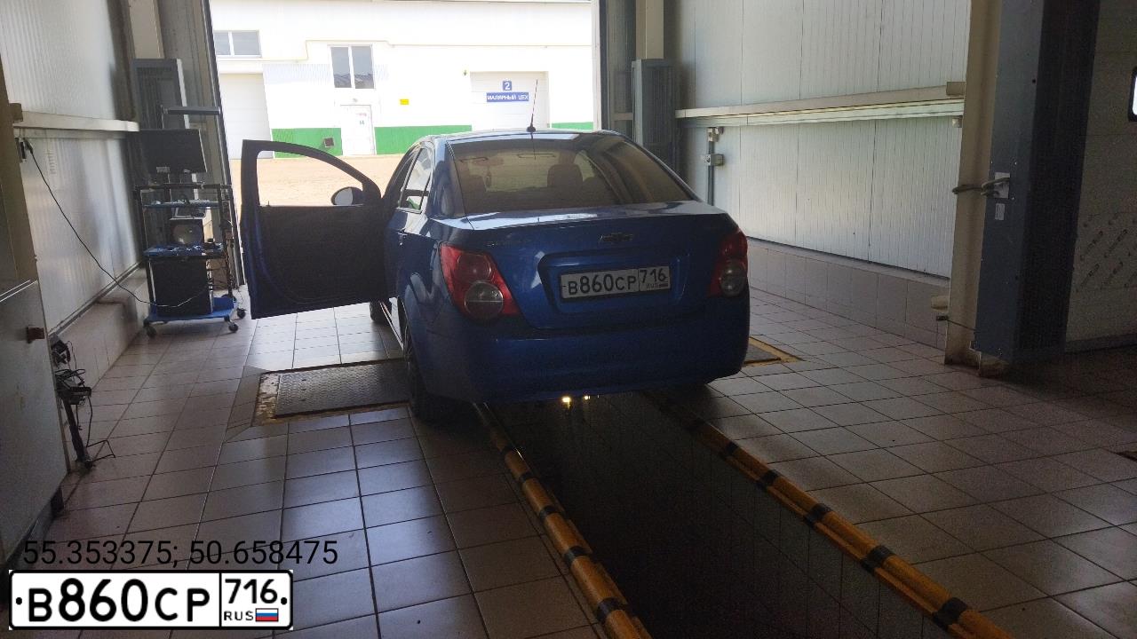 Фото автомобиля CHEVROLET AVEO, 2012 — госномер Р910МК116. Цвет: СИНИЙ