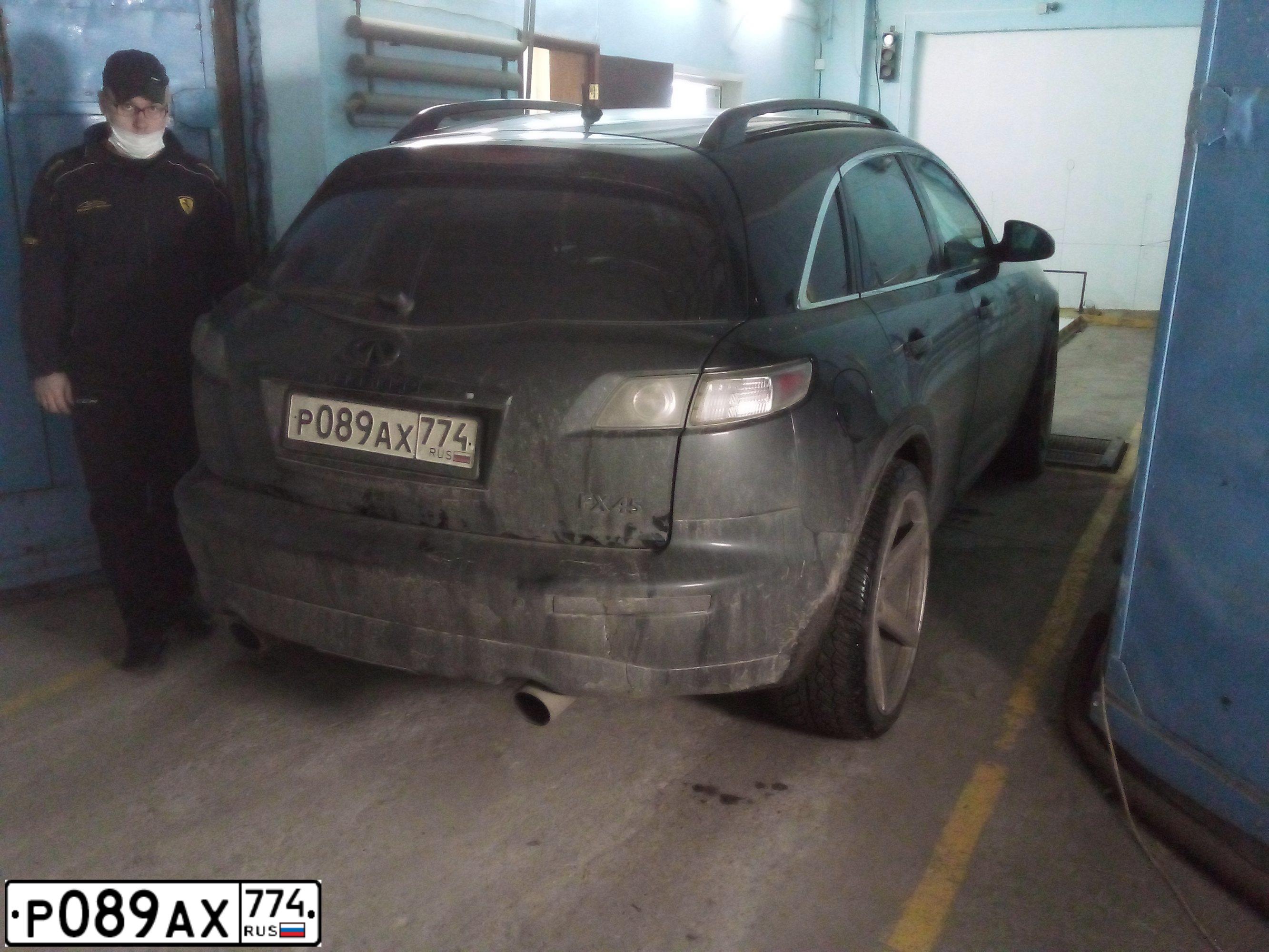 Фото автомобиля INFINITI QX70, 2007 — госномер Е537НК45