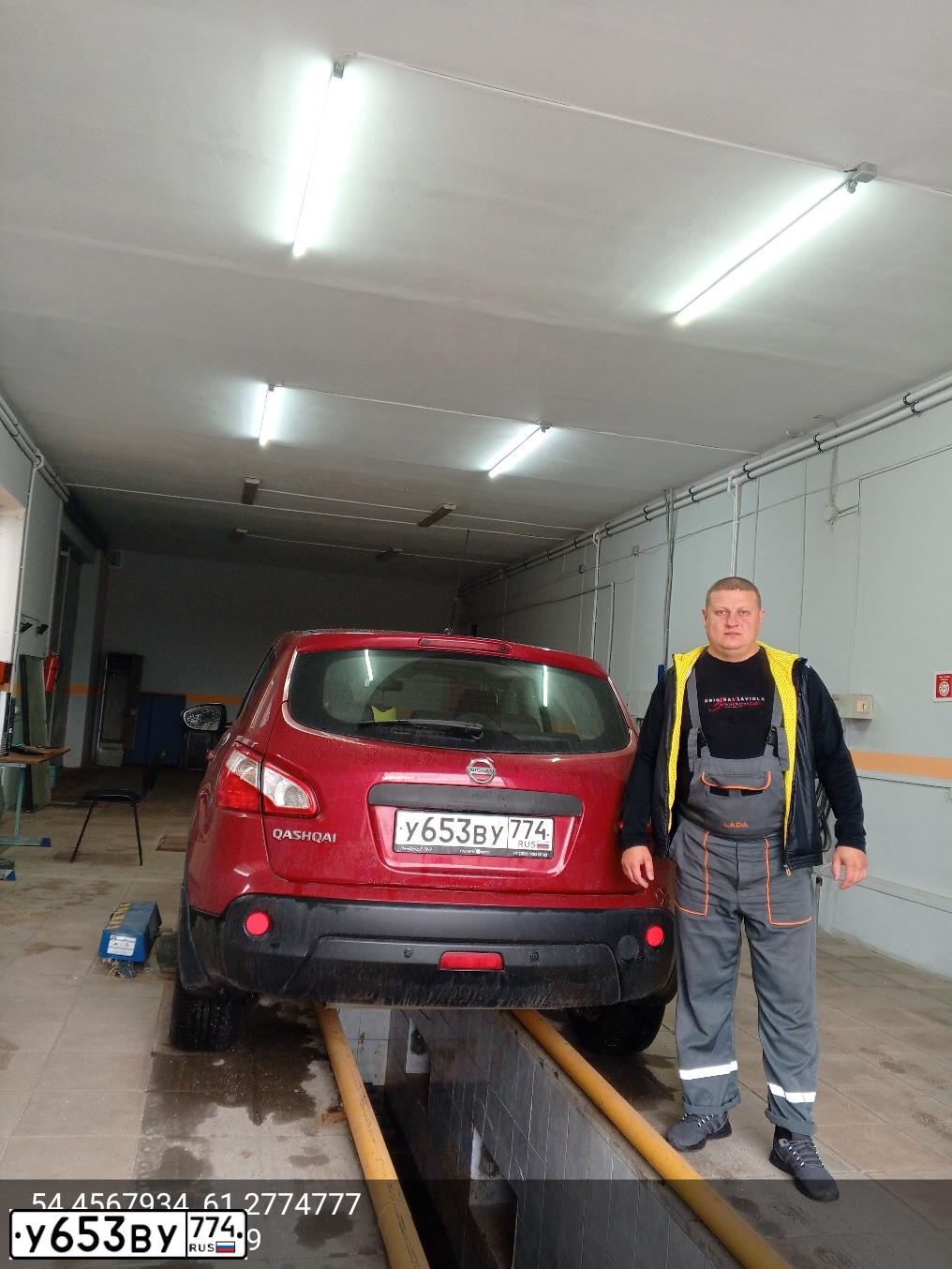 Фото автомобиля NISSAN QASHQAI, 2013 — госномер У666ОН174. Цвет: КРАСНЫЙ