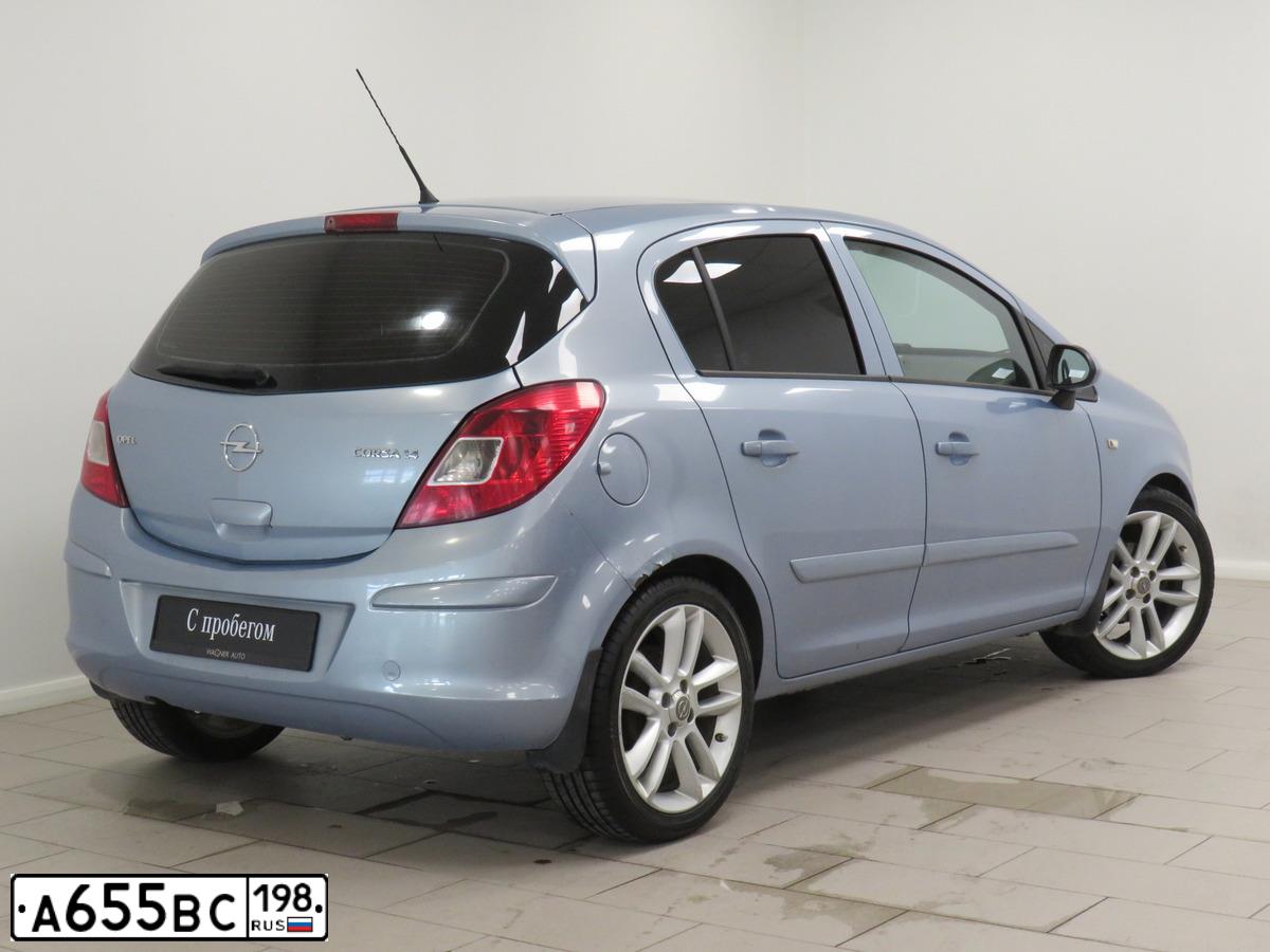 Фото автомобиля OPEL L CORSA, 2007 — госномер К581СУ186. Цвет: СВЕТЛО-ГОЛУБОЙ