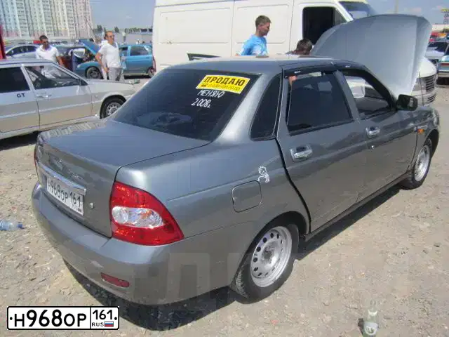 Фото автомобиля LADA 2170 PRIORA, 2007 — госномер А559ВК180. Цвет: СРЕД СЕРО-ЗЕЛЕН.МЕТАЛ.