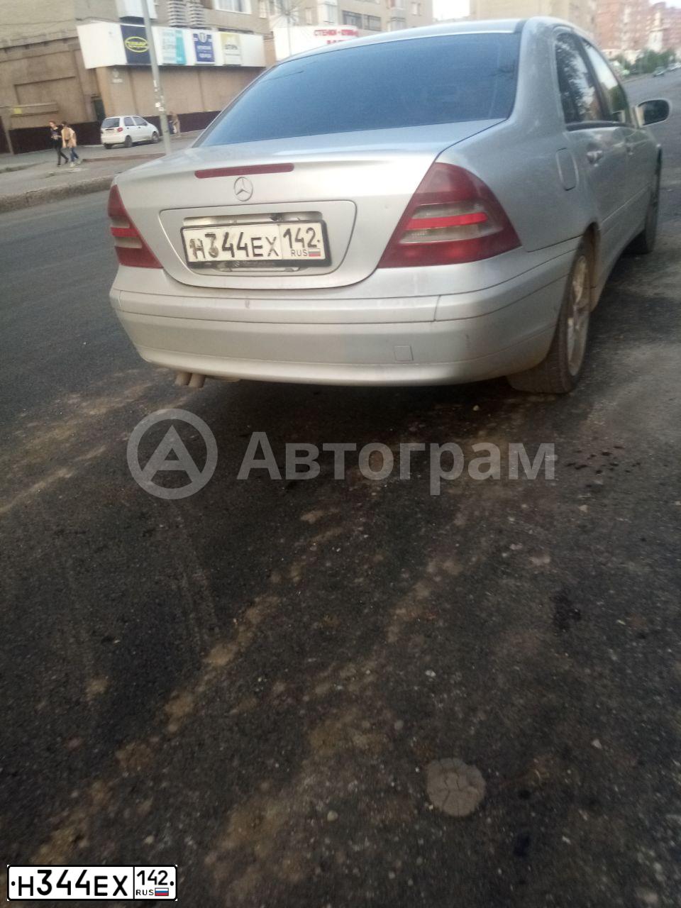 Фото автомобиля MERCEDES-BENZ C200, 2000 — госномер Х783ОЕ142. Цвет: Серебристый