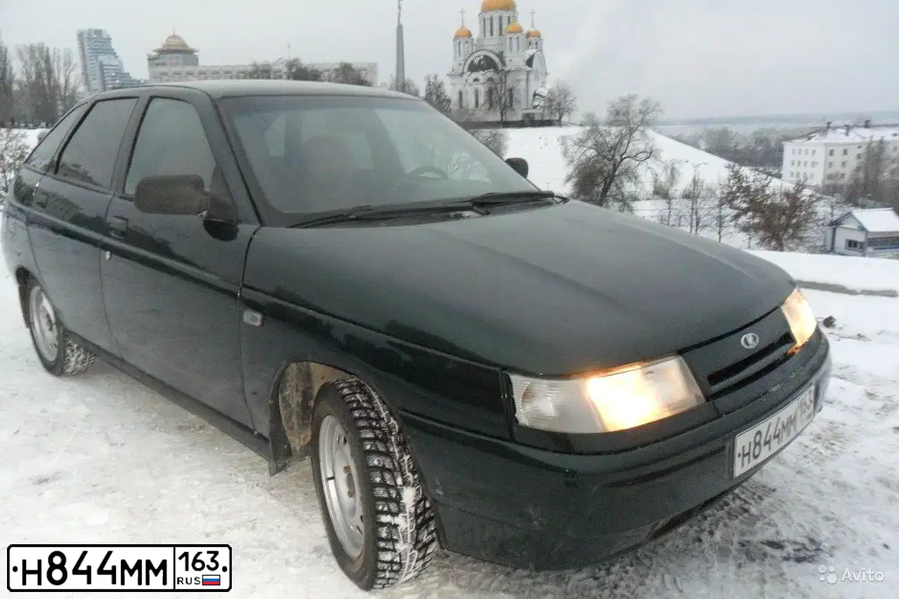 Фото автомобиля LADA 2112, 2004 — госномер Х098ЕЕ763. Цвет: Темно-зеленый