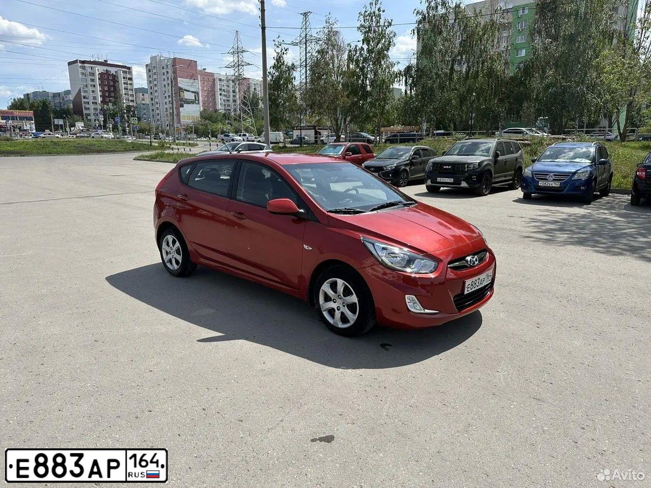 Фото автомобиля HYUNDAI SOLARIS, 2011 — госномер М740ВО763. Цвет: КРАСНЫЙ ГРАНАТ