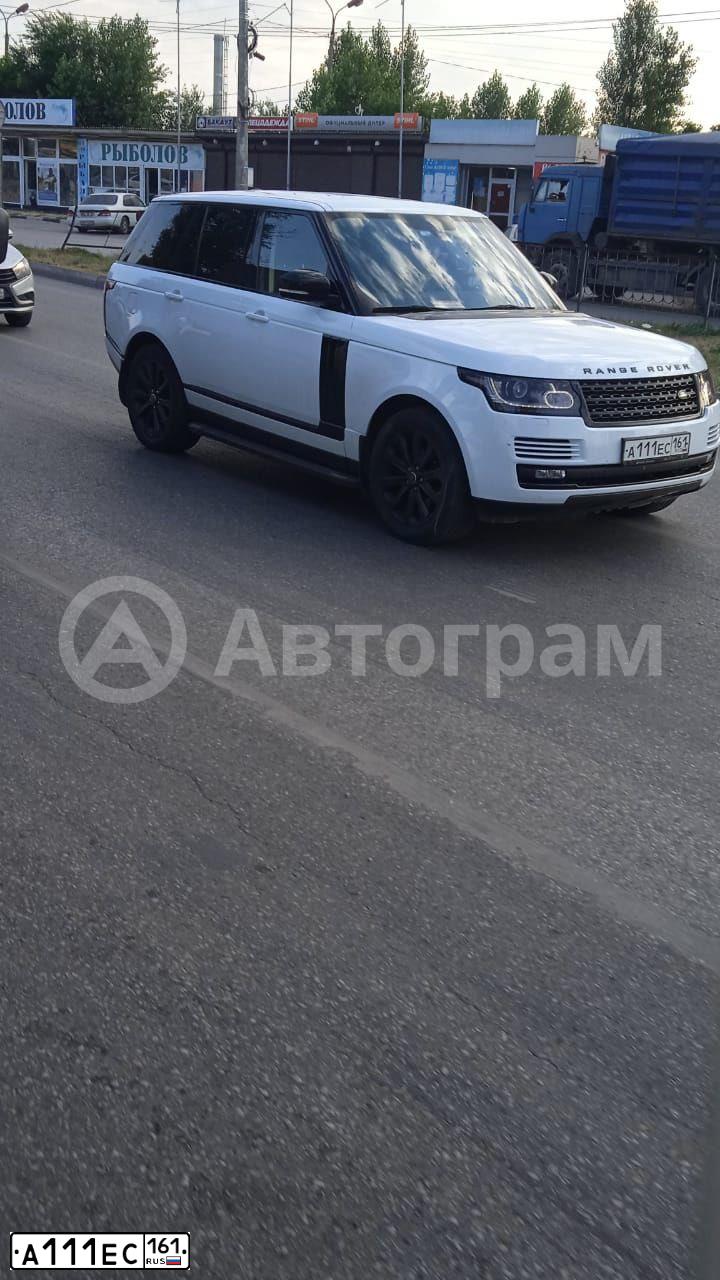 Фото автомобиля LANDROVER DISCOVERY, 2007 — госномер А111ЕС161. Цвет: ЧЕРНЫЙ