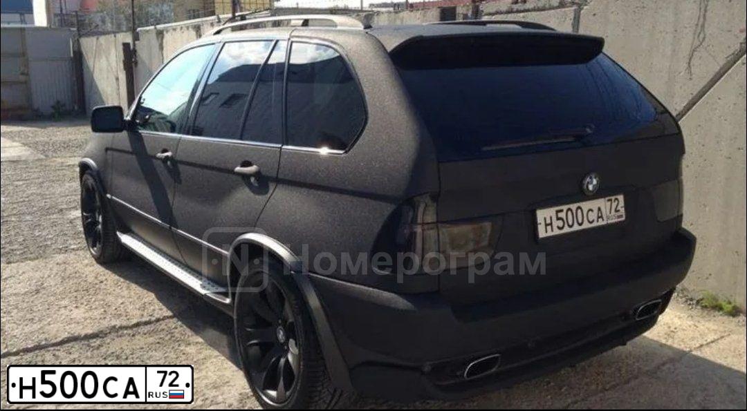 Фото автомобиля BMW X5, 2004 — госномер Т197ОВ45. Цвет: ЧЕРНЫЙ