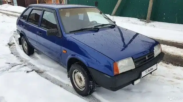 Фото автомобиля LADA 2109 SAMARA, 1999 — госномер С941ХС05. Цвет: синий