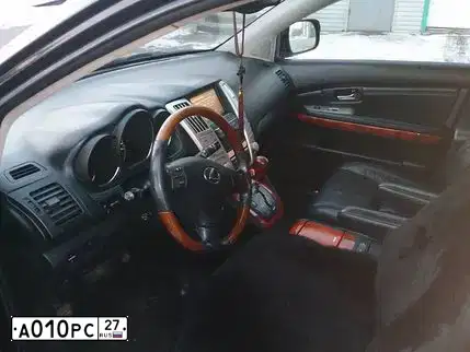 Фото автомобиля LEXUS RX, 2004 — госномер К550ОО28. Цвет: ЧЕРНЫЙ