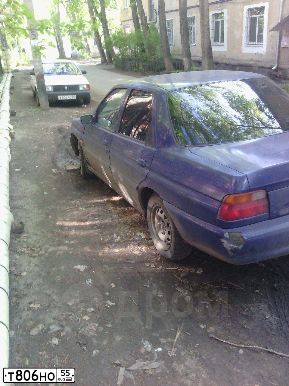 Фото автомобиля LADA 2190 GRANTA, 2015 — госномер Х241ОС55. Цвет: Белый