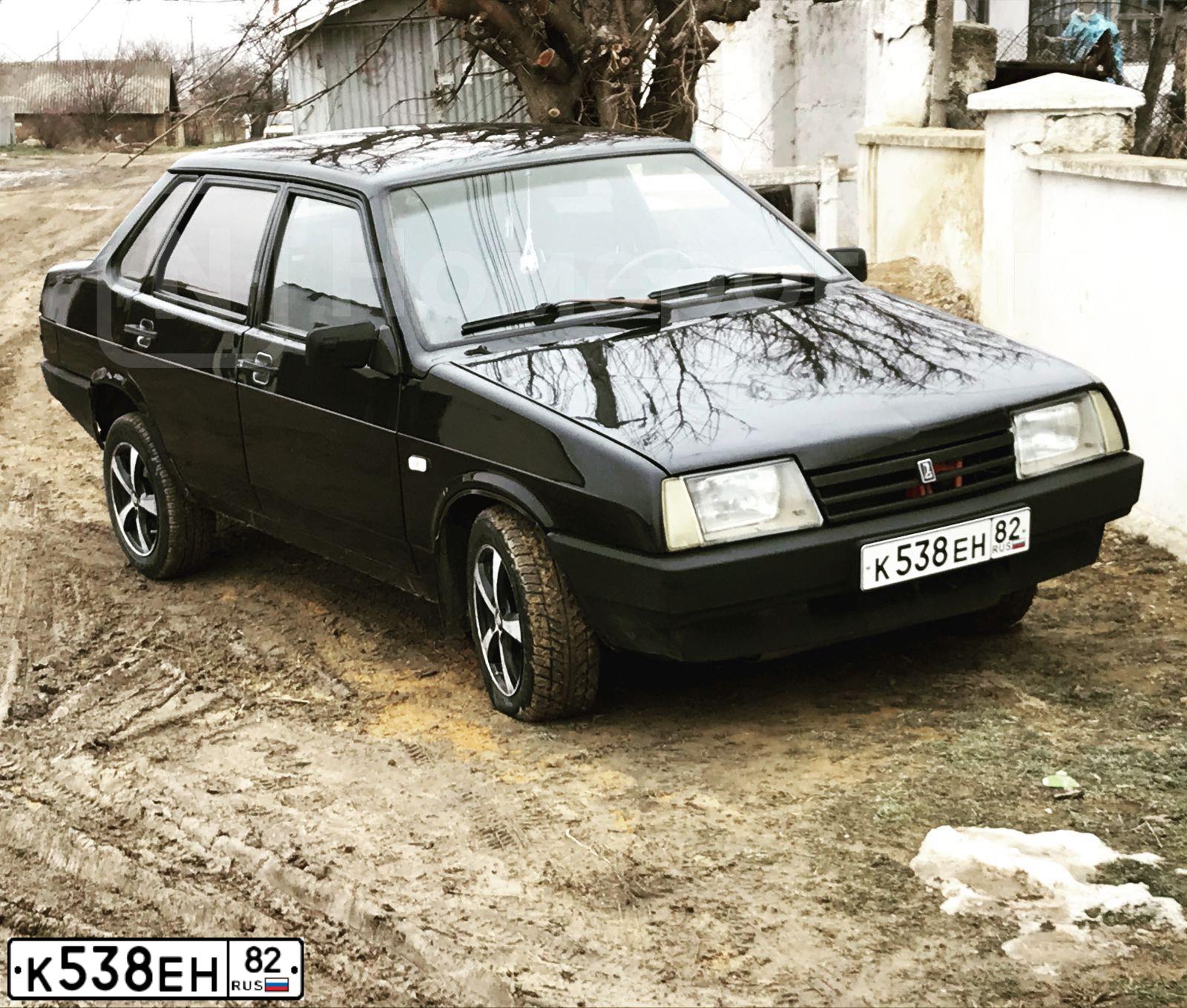Фото автомобиля ВАЗ 21099, 2006 — госномер О904УО29. Цвет: ЧЕРНЫЙ