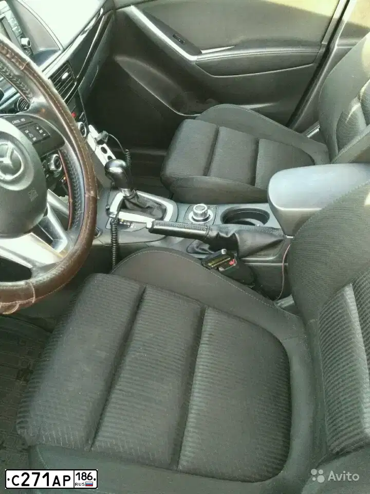 Фото автомобиля MAZDA CX-5, 2014 — госномер С271АР186. Цвет: СИНИЙ