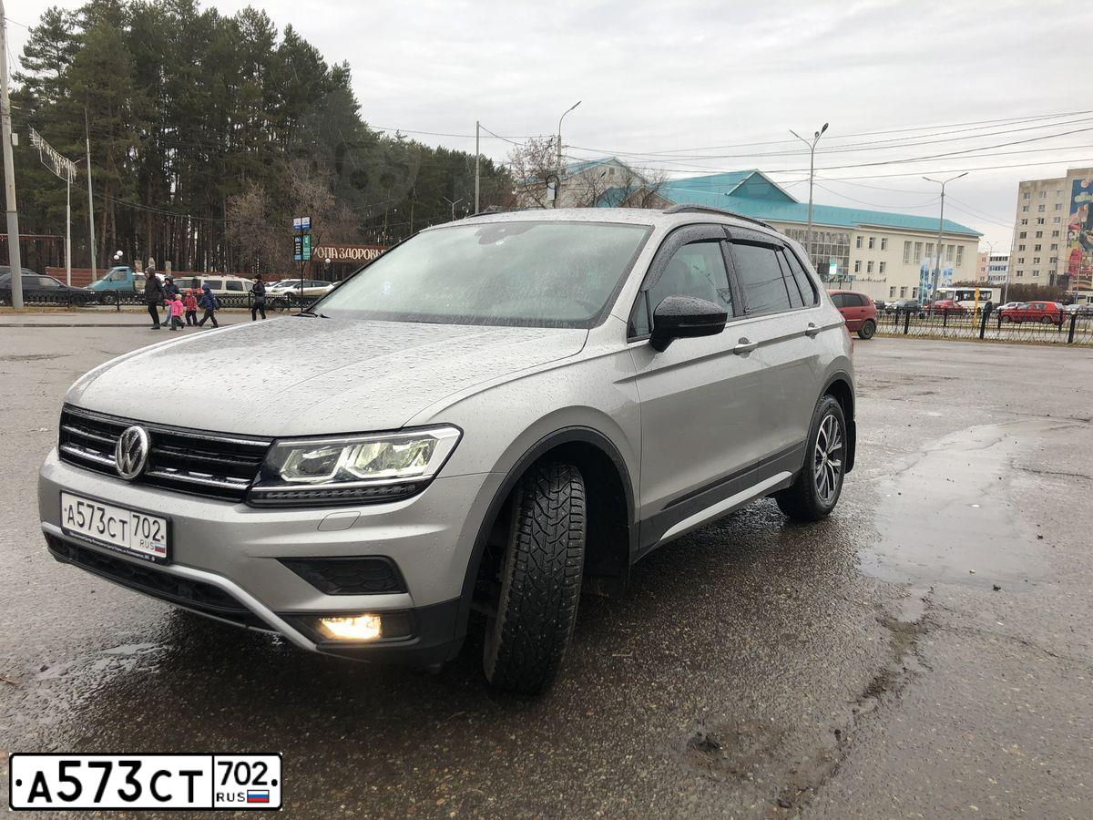 Фото автомобиля VOLKSWAGEN TIGUAN, 2019 — госномер С609ВН193. Цвет: СЕРЕБРИСТЫЙ