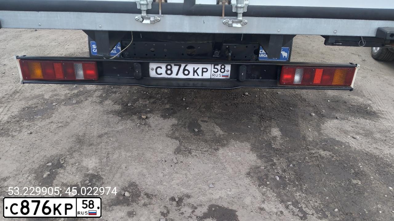 Фото автомобиля GAZELLE NEXT, 2013 — госномер С876КР58. Цвет: СЕРЫЙ