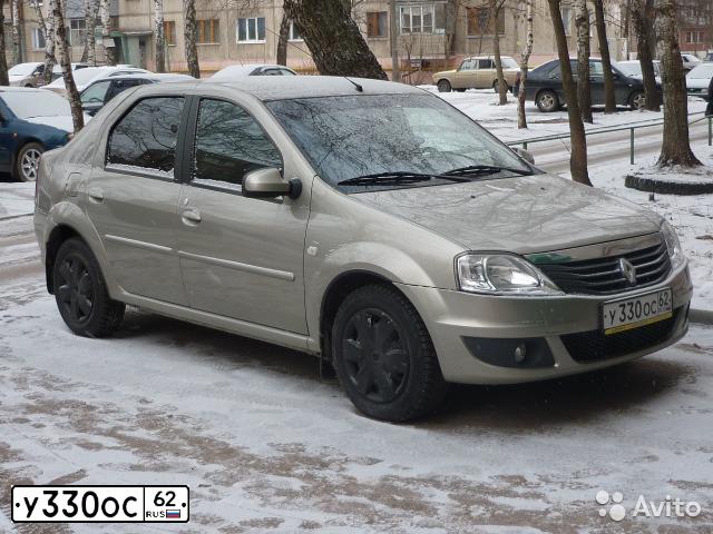 Фото автомобиля RENAULT LOGAN, 2010 — госномер Е069КМ147. Цвет: БЕЖЕВЫЙ
