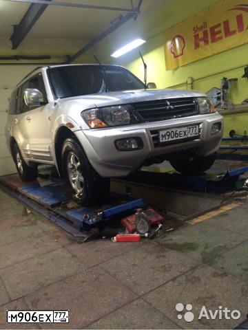 Фото автомобиля MITSUBISHI MONTERO, 2001 — госномер В752СЕ763. Цвет: СЕРЕБРИСТЫЙ