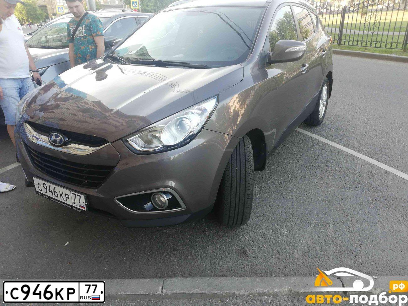 Фото автомобиля HYUNDAI IX35, 2012 — госномер Х503НР790. Цвет: Коричневый