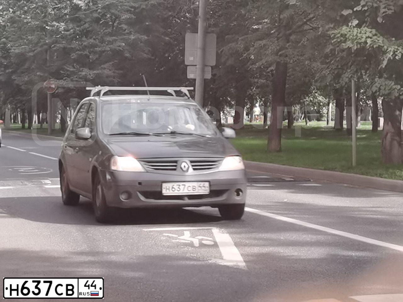Фото автомобиля РЕНО ЛОГАН (SR), 2008 — госномер С254НЕ58. Цвет: ТЕМНО-СЕРЫЙ
